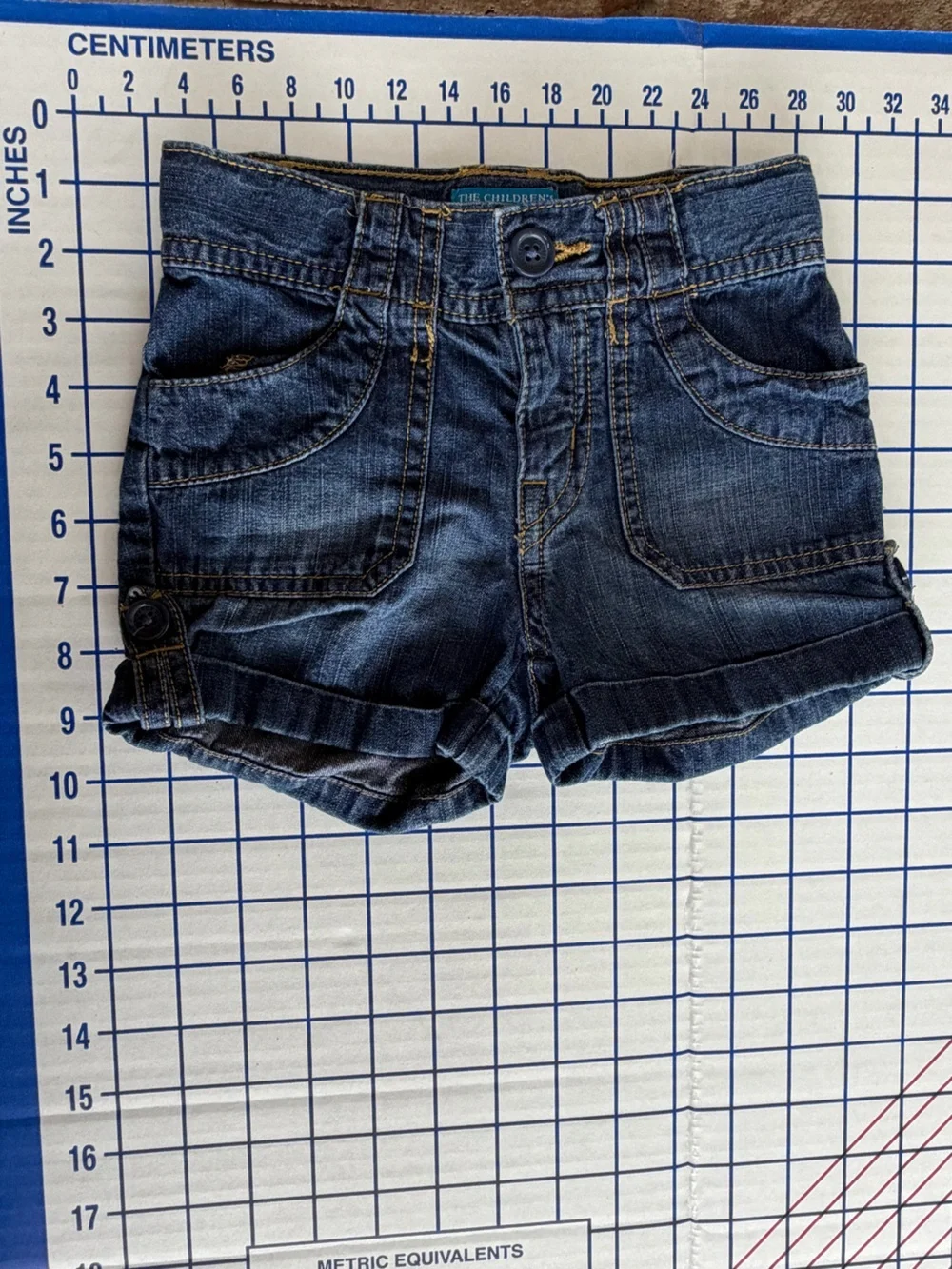 The Children's Place Dark Blue Denim Shorts